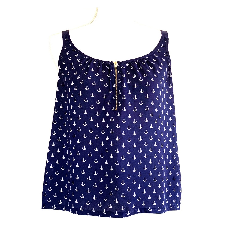 Express Flowy Zipper Tank